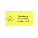 Search for sunshine return address labels Fun