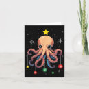 Search for octopus christmas cards Candy cane