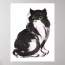 Search for black white cat posters Nature