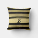 Search for black and gold stripes cushions Chic