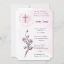 Search for pink girl christening invitations Ceremony