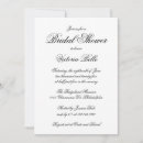 Search for formal bridal shower invitations Calligraphy
