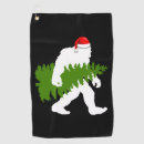Search for santa claus golf towels Christmass