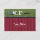Search for golf instructor business cards Player