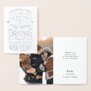 Search for foil christmas cards Rustic