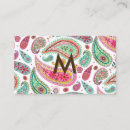Search for paisley business cards Modern