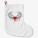Search for angel christmas stockings Wings