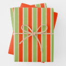 Search for orange christmas wrapping paper Stripes