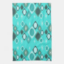 Search for turquoise tea towels 1950s