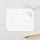 Search for antique bridal shower recipe cards Something blue