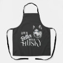 Search for siberian husky aprons Dog lover