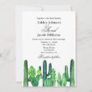 Search for succulent wedding invitations Cactus