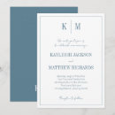 Search for something blue wedding invitations Simple