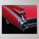 Search for vintage red car posters Hot rod