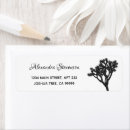 Search for tree silhouette return address labels Nature