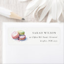 Search for french macarons return address labels Cookies