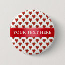 Search for red heart pattern badges Hearts
