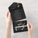 Search for romantic gothic wedding invitations All in one
