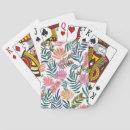 Search for botanical playing cards Colourful