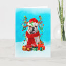 Search for english bulldog christmas cards Animal