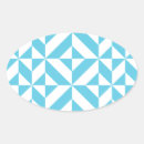 Search for blue geometric pattern stickers Abstract