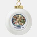 Search for christian nativity scene christmas tree decorations Faith