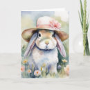 Search for bonnet easter cards Bunny