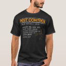 Search for exterminators tshirts Control