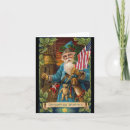Search for patriotic santa christmas cards Flag
