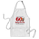 Search for funny 60th aprons Over the hill
