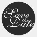 Search for save the date engagement stickers Black
