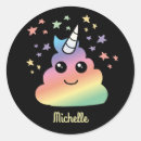 Search for unicorn poop stickers Rainbow