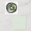 Search for cute cat christmas cards Green