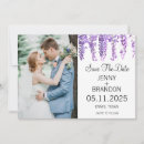 Search for wisteria wedding save the dates Rustic