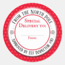 Search for elf name christmas stickers North pole