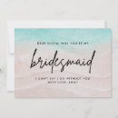Search for beach wedding bridesmaid cards Destination