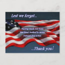 Search for our troops postcards Thank you