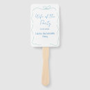 Search for bridal shower hand fans Calligraphy typography elegant