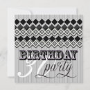Search for white diamond birthday invitations Classy