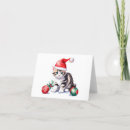Search for tabby christmas cards Cat