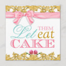Search for let them eat cake birthday invitations Girly