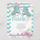 Search for roller skate thank you cards Pink