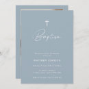 Search for photo christening invitations Blue