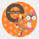 Search for orange owl stickers Party