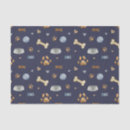 Search for dog paw tissue paper Blue