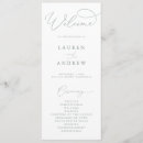 Search for order of service wedding programs Elegant