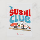 Search for nigiri postcards Japanese food