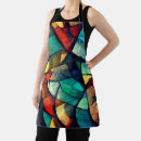 Search for stained glass aprons Geometric