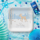 Search for winter baby shower plates Deer