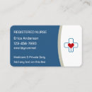 Search for crossed business cards Nurse